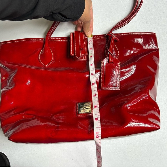 Vintage DOONEY & BOURKE Medium Bordeaux Cindy Tote Shoulder Bag Rare J8051229 - Picture 14 of 14